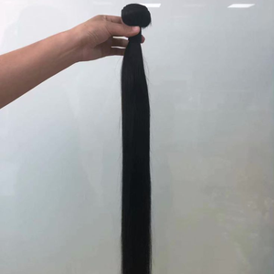 Extensiones de Cabello Humano Indio 100% Natural, Liso, Virgen, Remy, Cutícula Alineada, Puntas de Una Sola Capa, Trama Doble a Máquina, Todos los Colores, Directo - Product Image 1