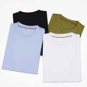 T-shirt haut de gamme en coton mercerisé à sensation rafraîchissante, 65% coton, 30% modal, 5% soie de mûrier, 180 grammes - Product Image 5