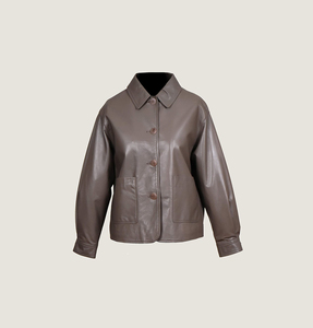 Chaqueta de Cuero Negra al por Mayor Directo de Fábrica para Hombre y Mujer, Diseño Sólido, Tela de Lona, Tinte Liso, Logotipo Frontal, Transpirable para Exteriores - Product Image 5
