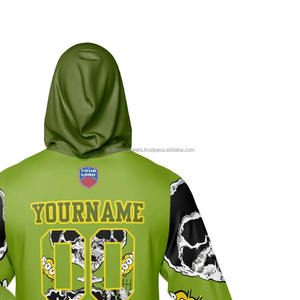 Sweat-shirt à capuche surdimensionné en molleton lourd pour homme, style streetwear, avec logo personnalisé, effet délavé vintage - Product Image 5