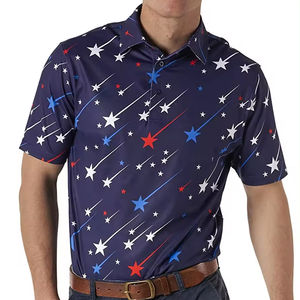 Personnalisé sublimé hommes pour polos tissu de coton respirant vêtements décontractés et d'extérieur marque privée service OEM ODM - Product Image 6