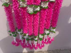 Guirnalda de jazmín de flor Rosa artificial con ramo de flores de Rajanigandha Decoración elegante para el hogar Festival evento boda Baby Shower - Product Image 5