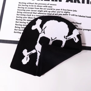 Fabricantes Diseñador Colorido Otoño Invierno Cálido Logotipo personalizado Jacquard Knit Beanie Hat logotipo personalizado - Product Image 3