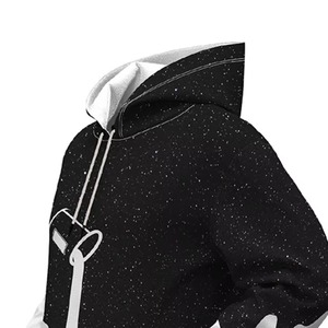 เสื้อฮู้ดซิปถักแบบกำหนดเองสำหรับผู้ชาย สำหรับทีม วิทยาลัย พิมพ์ลายนูน จัดส่งทั่วโลก ปลอดภัย - Product Image 2