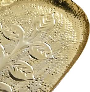 ถาดใส่เครื่องประดับ/ของตกแต่ง ทำมือ ดีไซน์หรูหรา ทันสมัย ผิวทองเหลือง  เป็นมิตรกับสิ่งแวดล้อม ใช้ตกแต่งบนโต๊ะอาหาร - Product Image 5