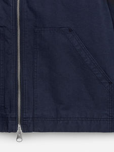 Veste en daim vintage sur mesure de haute qualité, streetwear, grande taille, fermeture éclair, veste courte, veste de travail lourde pour hommes - Product Image 6