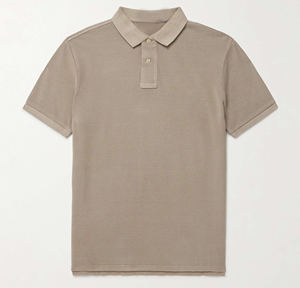 Camiseta de punto con estampado informal personalizable de algodón 100% de alta calidad para hombre en diferentes colores - Product Image 1