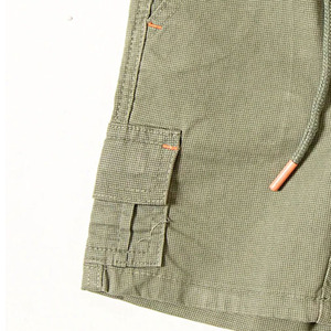 Pantalones cortos de alta calidad para hombre, multibolsillo, tamaño medio, algodón suelto, bolsillo recto en la espalda, patrón sólido de algodón 100% - Product Image 4