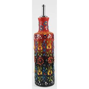 Bouteille d'huile d'olive en céramique pour verser et ranger Outil de tournage élégant pour la cuisine - Product Image 1