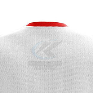 Servicio OEM, Diseño Personalizado, Camiseta de Fútbol Transpirable de Manga Corta para Hombre, Ropa de Práctica de Verano, 100% Poliéster - Product Image 4