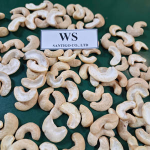 Noix de cajou cassées SANTIGO à faible quantité minimale de commande Noix de cajou WS (White Split) Kaju Badam Prix raisonnable - Product Image 1