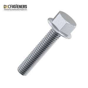 สลักเกลียวหน้าแปลนหกเหลี่ยมโลหะผสมเหล็กพร้อมเกลียวเต็มมีเกรด8.8 10.9 12.9 - Product Image 6