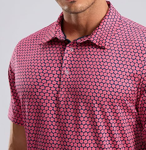 2025 hombres para polos con logotipo personalizado bordado transpirable y manga corta nuevo diseño patrón sólido tela de punto - Product Image 6