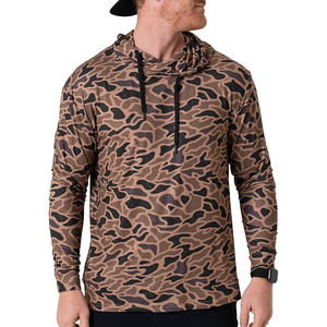Vêtements d'extérieur tactiques en molleton coupe-vent chaud d'hiver 100% coton imprimé camouflage uni pour homme, tenue robuste pour l'aventure et le style urbain actif - Product Image 1