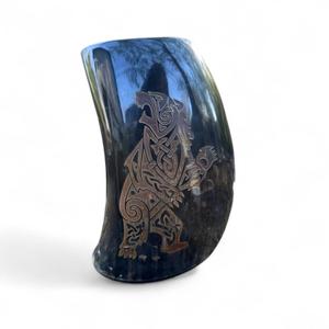 WORLD CRAFT IMPEX-Taza de cuerno hecha a mano, recipiente rústico asequible para cerveza, hidromiel, hogar, Bar, fiestas y uso al aire libre, la mejor calidad - Product Image 3