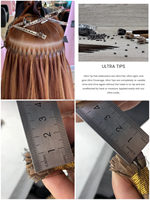 T Tip Extensions de cheveux Y Tip Extension de cheveux Produit populaire Micro Ring Bonding Hair
