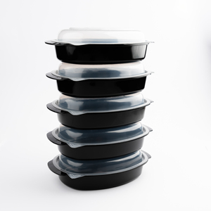 Los mejores exportadores líderes 750ml PET plástico alimentos contenedores PP Material gran cantidad Sushi fideos entrega sándwich hamburguesa - Product Image 3