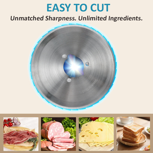 Tiêu Chuẩn Châu Âu Tuân 150W Điện Nhà <span class=keywords><strong>Slicer</strong></span> Có Thể Gập Lại Thiết Kế ABS Thép Không Gỉ Hiện Đại Đa Chức Năng Rau - Product Image 2