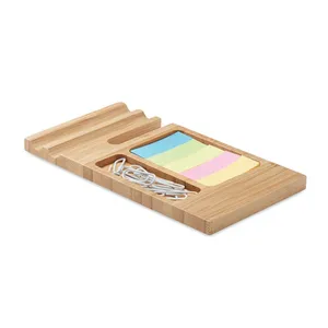 Support de téléphone en bambou durable TREVIS pour merchandising de bureau - Product Image 6