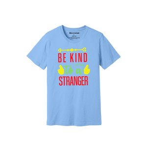 Thèmes de gentillesse imprimer 100% t-shirt en tissu de coton 160-180 à lourd GSM 12 couleurs disponibles Personnalisé votre propre conception et placement - Product Image 2