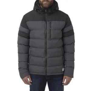 เสื้อแจ็คเก็ตแฟชั่น แจ็คเก็ตพัฟเฟอร์อุ่นสบาย มีฮู้ด สไตล์สตรีทแวร์ น้ำหนักเบา ผ้าแคนวาส ซิปด้านหน้า เหมาะสำหรับกิจกรรมกลางแจ้ง - Product Image 2