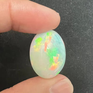 Cabujón de ópalo etíope de 15,24 quilates de calidad AAA, cabujón de ópalo etíope blanco Natural, piedras preciosas sueltas de grado superior - Product Image 1