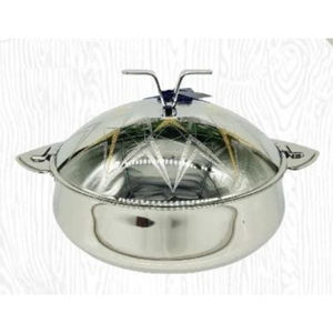 Plat marmite antique en métal et acier pour réchauffer les aliments pour le mariage et tous les événements - Product Image 4