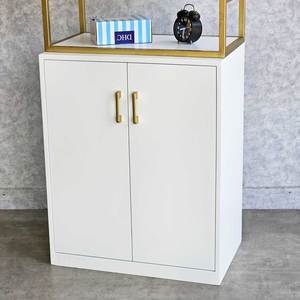 ตู้โชว์ไม้เนื้อแข็ง KTB68183 ขนาด 65x40x180 ซม. วัสดุไม้ยางพารา - Product Image 4