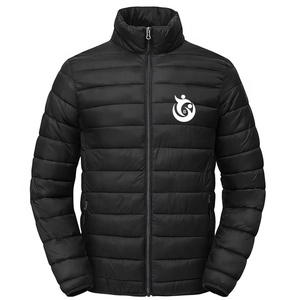 CardiacSports Blouson d'hiver pour homme, style urbain, avec impression par transfert thermique, à capuche, col montant, logo frontal, coupe ajustée, en polyester - Product Image 1