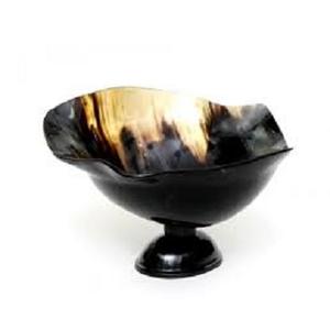 Vajilla de cuerno marrón real, cuenco de cuerno de buey de búfalo Natural, forma decorativa, vajilla, ensaladeras, cuencos antiguos para servir comida - Product Image 5