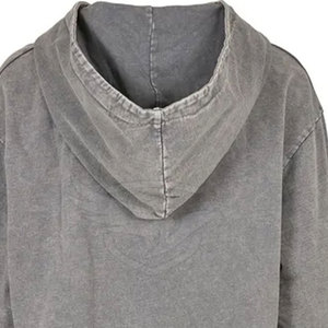 Couleur personnalisée Sweats à capuche délavés à l'acide de haute qualité Sweats à capuche délavés à l'acide avec logo personnalisé Sweats à capuche délavés à l'acide - Product Image 6
