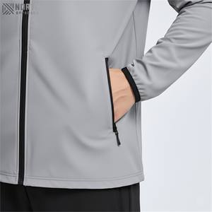 Men's <b>Long</b> <b>Sleeve</b> <b>Thermal</b> Tracksuits Breathable Quick Dry Fleece Solid Design Latest Hoodies Sweatshirts Sets Custom Tracksuits - Product Image 5