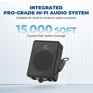 WINBRIDGE B002 Mini amplificatore vocale senza fili con microfono auricolare 1 canale di progettazione di stampi privati - Product Image 5