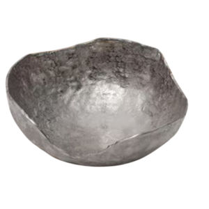 Antique Wavy <b>Edge</b> Design Aluminium Cast Serving Bowl Prime Quality <b>Metal</b> Server Bowl for Special Occasions Competitive Price - Product Image 5
