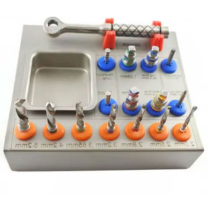 Kit de taladros quirúrgicos de implante Dental de acero inoxidable puro de alta calidad hecho a medida, Kit de implante Dental de trinquete - Product Image 4