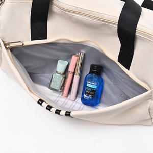 Sac de voyage décontracté pour l'extérieur, grande capacité, Oxford, multifonctionnel, portable, sac à cosmétiques, fermeture éclair, tendance, pour les courts séjours - Product Image 4