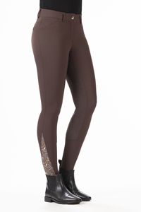 Nuevo diseño elegante Ropa ecuestre Ropa deportiva Pantalones de agarre de asiento completo Pantalones de equitación de cintura alta al por mayor personalizados - Product Image 2