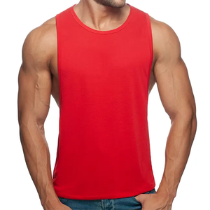 Impression de logo personnalisée, débardeur de fitness pour homme de haute qualité 100% coton, taille plus, pour la salle de sport et la musculation - Product Image 5