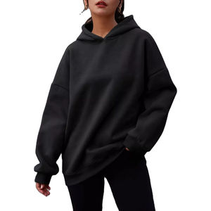 Sudadera con Capucha para Mujer, Estilo Holgado, Sudadera de Alta Calidad Unisex con Estampado de Logotipo, Sudadera de Algodón Holgada para Mujer - Product Image 2