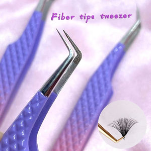 Pince à épiler d'extension de cils en acier inoxydable de haute précision Conception spéciale pour les esthéticiennes de cils pour séparer efficacement les cheveux - Product Image 3