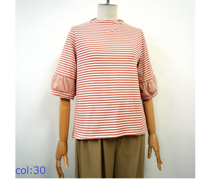 Paquete de gimnasio atlético, venta al por mayor, camisa redonda de calidad con diseño de marca de lujo personalizado para mujer - Product Image 4