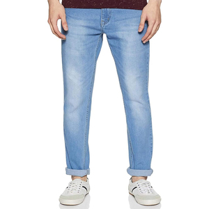 Personalizado Delgado de alta calidad elegante Tela Denim Pantalones casuales Hombres Jeans Comfort Mens Business Jeans Pantalones - Product Image 4