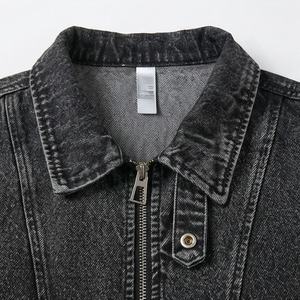 Vestes en jean pour femmes OEM, vêtements décontractés en jean, veste boutonnée d'automne, veste oversize pour femmes, mode tendance streetwear, couleur personnalisée - Product Image 4