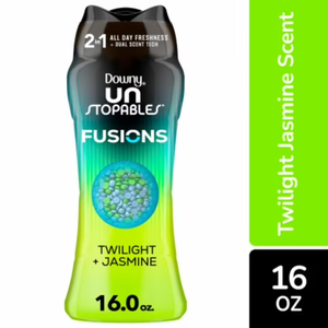 Downy Unstopables Fusions Perles d'appoint pour le lavage du linge 16 oz Écologique Solide Parfum Crépuscule et Jasmin Jetable - Product Image 5