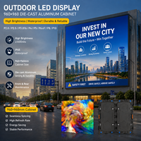 Pantalla LED para Exteriores TOPvision, Impermeable, a Todo Color, Publicidad Digital para Fachadas de Edificios, Agencias, Metro