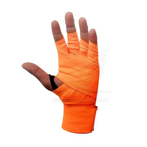 Bandages de boxe en coton et polyester de qualité supérieure, respirants, écologiques, doux, avec logo personnalisé et options de taille - Product Image 6