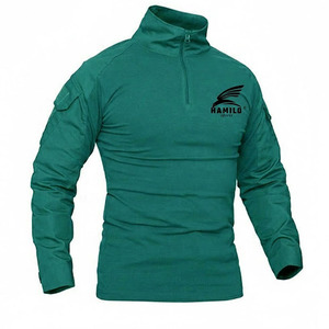 2024 High Quality Breathable <b>Compression</b> <b>Shirt</b> for Men Custom Logo Casual Solid Pattern Long Sleeve with O-Neck - Product Image 1