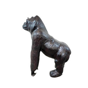 Escultura de tigre de aluminio plateado Artesanía Artware Artesanías - Product Image 3