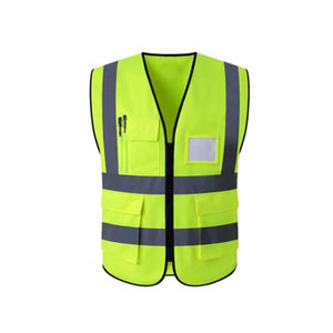 Chaleco DE SEGURIDAD reflectante multifunción impermeable transpirable bolsillos ropa de ingeniería al aire libre rayas de malla para exteriores - Product Image 4