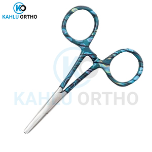 KAHLU fórceps hemostáticos de acero inoxidable curvos rectos de 12,5 cm instrumentos quirúrgicos manuales - Product Image 4
